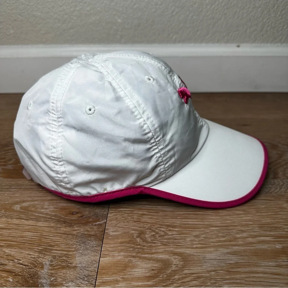Puma White Pink Performance Athletic Lightweight Women's Cap, OS